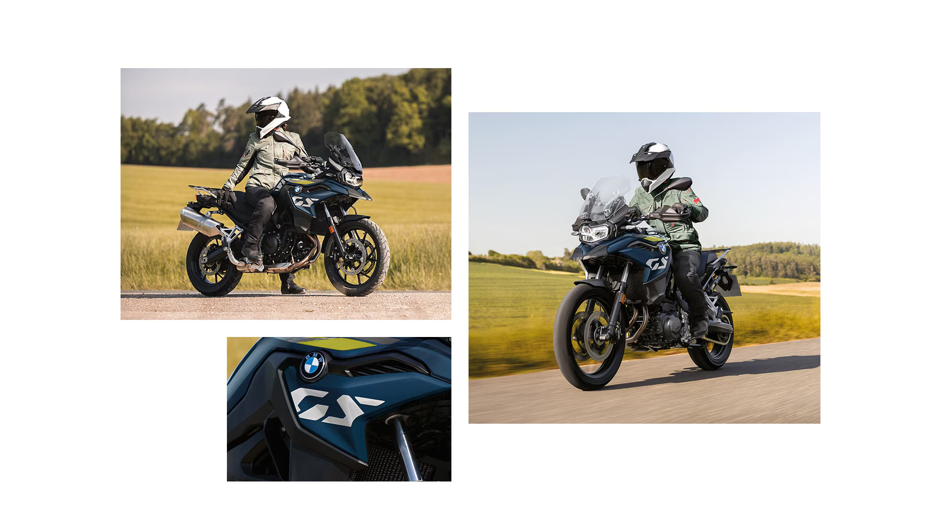 BMW Motorrad F 800 GS stationnée en pleine nature