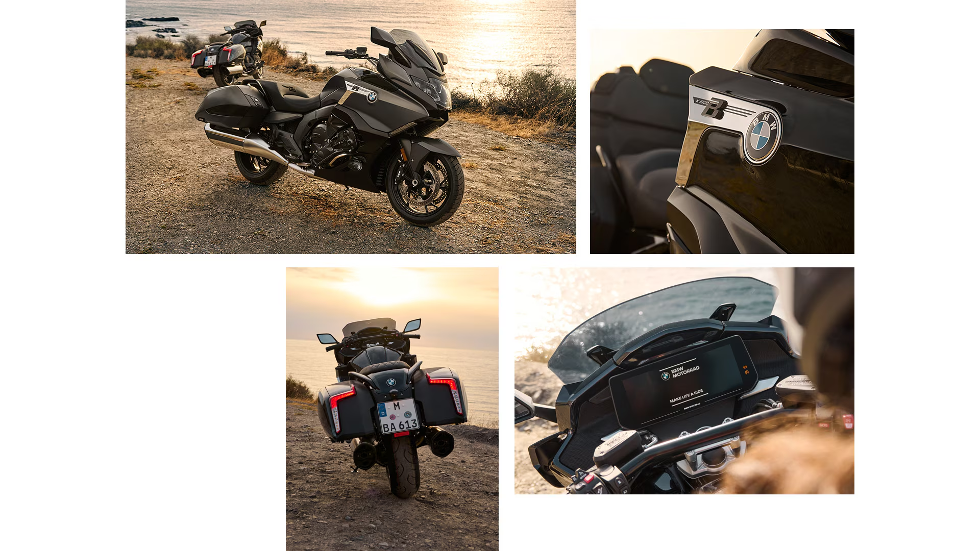 Selle chauffante et espace passager de la BMW Motorrad K 1600 B