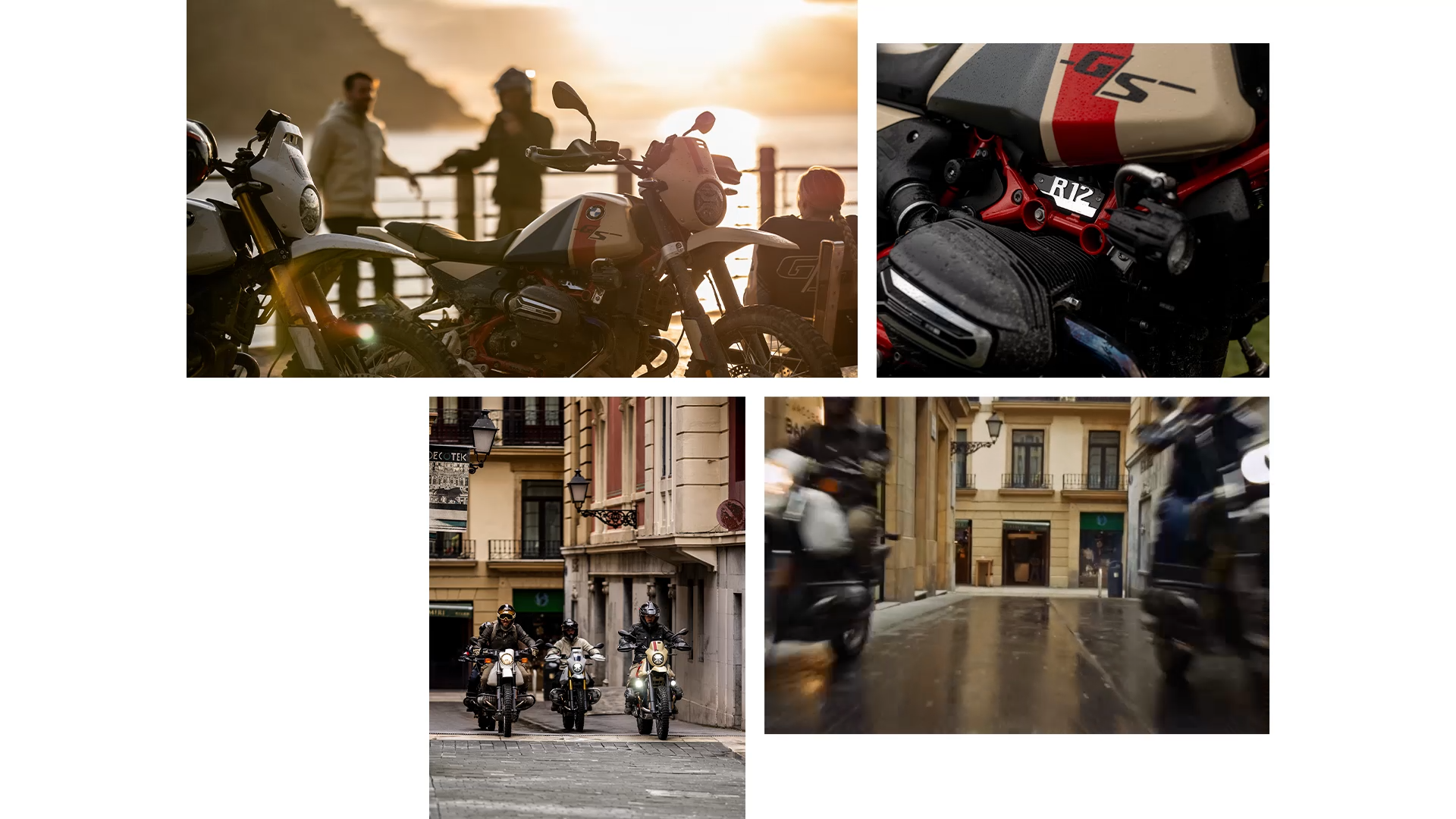 BMW Motorrad R 12 G/S sur route sinueuse, pilote en pleine conduite