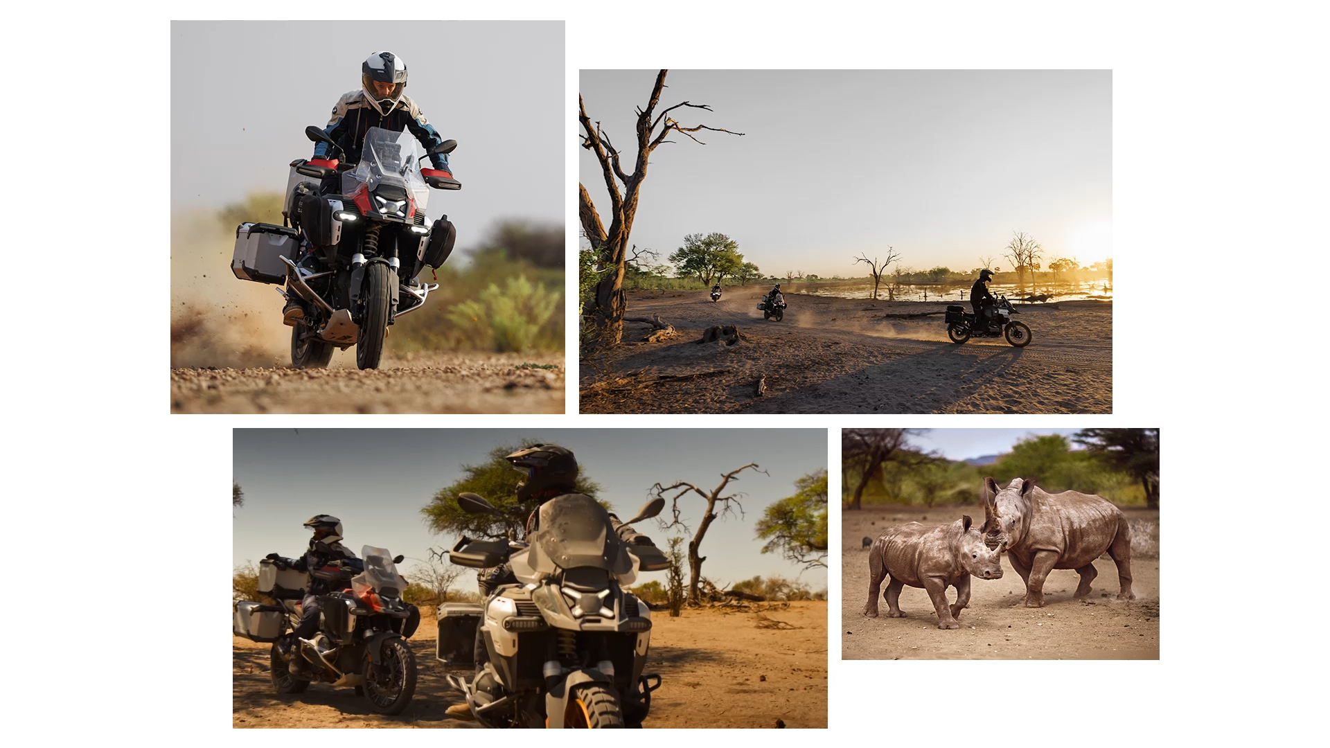 BMW Motorrad R 1300 GS Adventure équipée de valises aluminium sur route