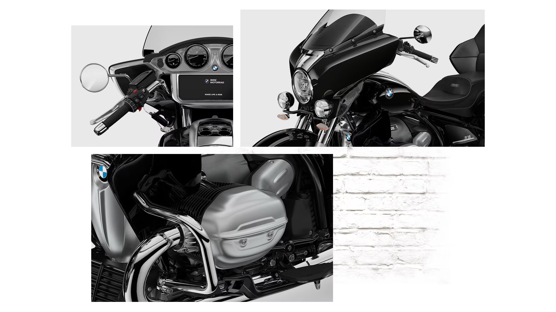 BMW Motorrad R 18 Transcontinental sur route panoramique, illustrant le plaisir du voyage longue distance.