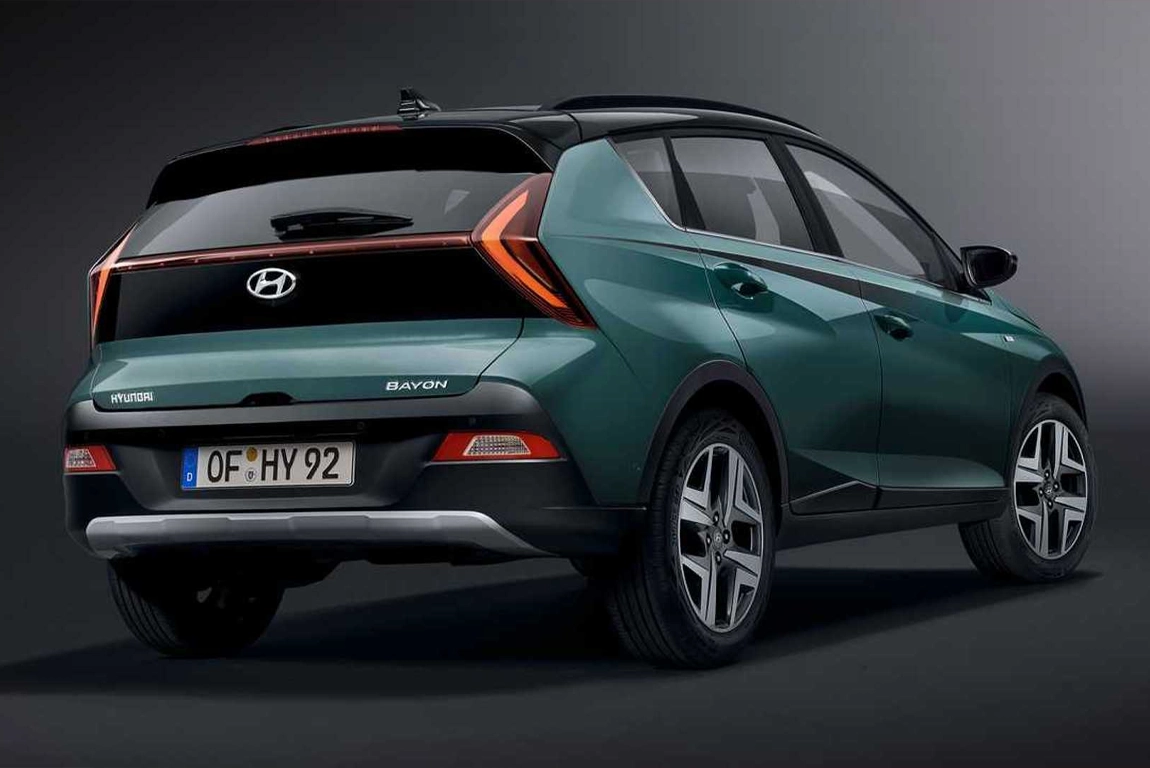 Profil arrière du Hyundai BAYON